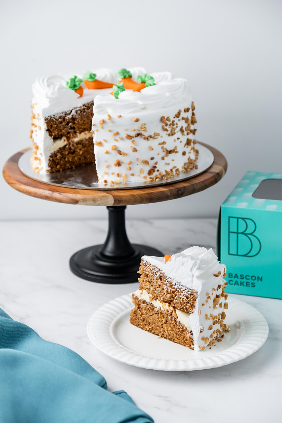 Carrot Cake Bascon Cakes 